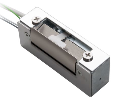 Szimmetrikus, nyelvállapot visszajelzés, 24V, feszültségre nyitó elektromos zár, DORCAS-50N305-424